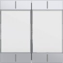 Gira 577226 Wippenset 2-fach mit Beschriftungsfeld...