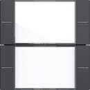 Gira 577228 Wippenset 2-fach mit Beschriftungsfeld...