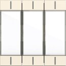 Gira 577301 Wippenset 3-fach mit Beschriftungsfeld...