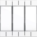 Gira 577303 Wippenset 3-fach mit Beschriftungsfeld...