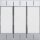 Gira 577326 Wippenset 3-fach mit Beschriftungsfeld für Tastsensor 4 System 55 Klar/Farbe Alu