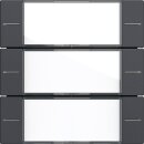 Gira 577328 Wippenset 3-fach mit Beschriftungsfeld...