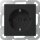 Gira 4180005 SCHUKO-Steckdose SRK System 55 Schwarz matt