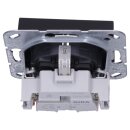 Gira 4453005 SCHUKO-Steckdose mit Shutter Steckklemmen System 55 Schwarz matt