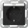 Gira 4457005 SCHUKO-Steckdose mit Beschriftungsschild EDV System 55 Schwarz matt