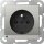 Gira 4489600 Steckdose Erdstift LED-Leuchte mit Shutter System 55 Edelstahl lackiert