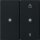 Gira 5381005 System 3000 Jalousie- und Schaltuhr BT System 55 Schwarz matt