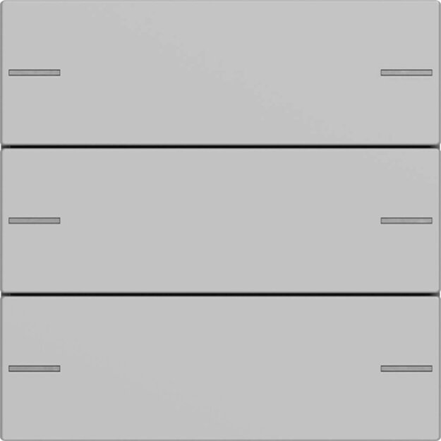 Gira 5753015 Wippenset 3-fach für Tastsensor 4 System 55 Grau matt