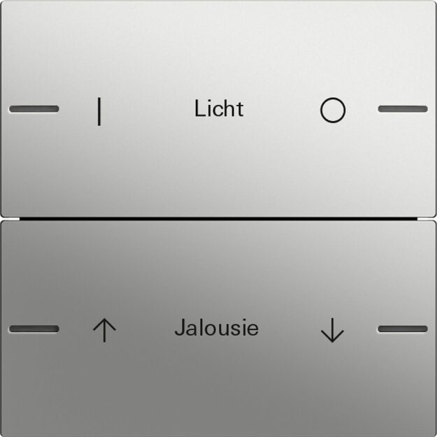 Gira 5762600 Wippenset 2-fach individuell Tastsensor 4 System 55 Edelstahl