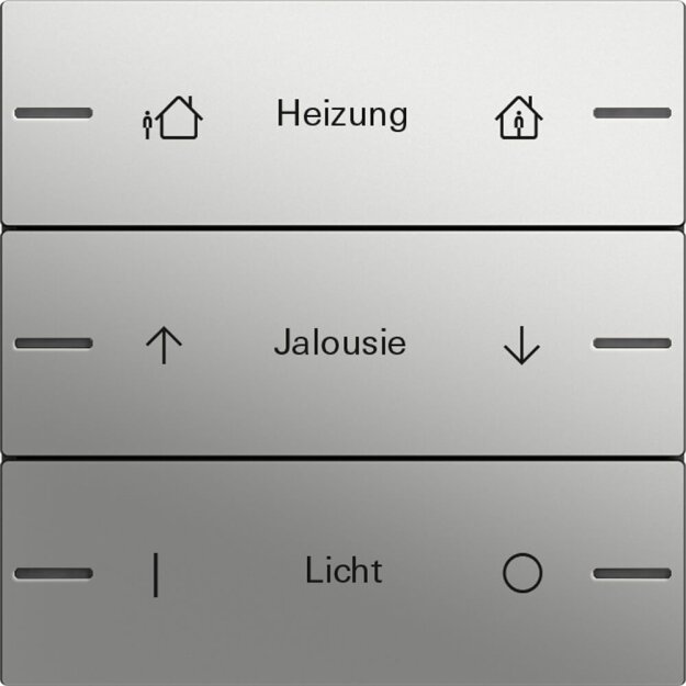 Gira 5763600 Wippenset 3-fach individuell Tastsensor 4 System 55 Edelstahl