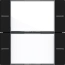 Gira 5772005 Wippenset 2-fach mit Beschriftungsfeld...