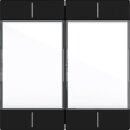 Gira 5772005 Wippenset 2-fach mit Beschriftungsfeld...