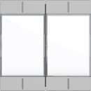 Gira 5772015 Wippenset 2-fach mit Beschriftungsfeld...