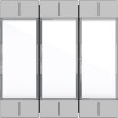 Gira 5773015 Wippenset 3-fach mit Beschriftungsfeld...