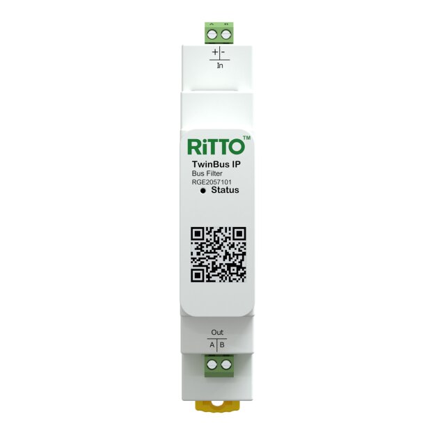 Ritto RGE2057101 Busfilter TwinBus IP Weiß