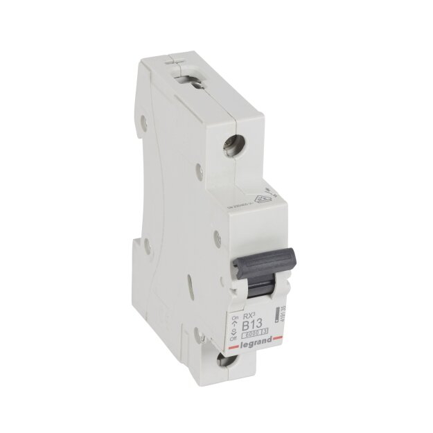 Legrand 419135 RX3 Leitungsschutzschalter B-Charakteristik 13A 1-polig 6kA 230/400VAC 1TE