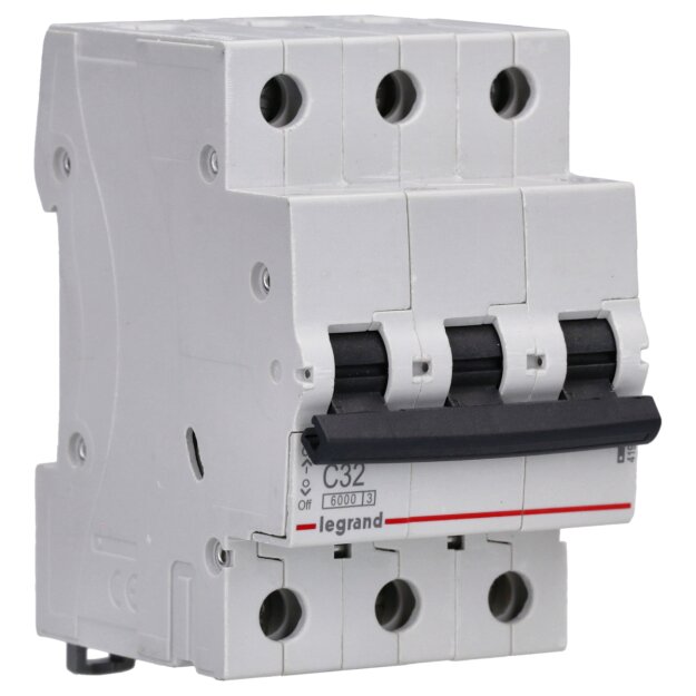 Legrand 419238 RX3 Leitungsschutzschalter C-Charakteristik 32A 3-polig 6kA 400VAC 3TE