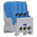 F-Tronic 7110082 Unterverteilungsblock 100A Blau Kupfer-/Aluleiter Blau UVB100albl