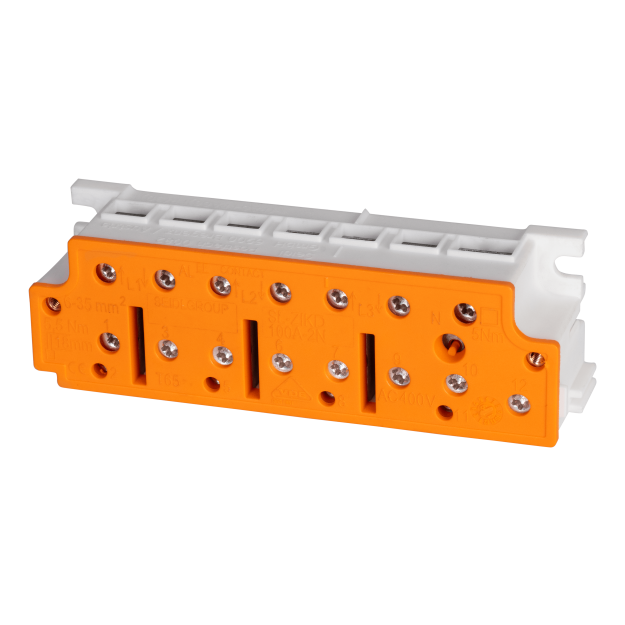 F-Tronic 7110369 Zählerinstallationsklemme 100A Drehstrom ZSK100A
