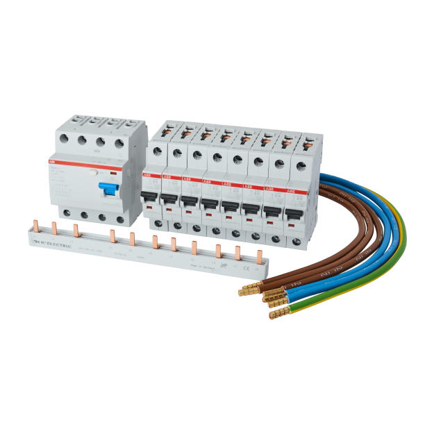 F-Tronic 7110390 Verdrahtungspaket VE-Set - 8x LS B16A1pol 1x Fi40/0,03A