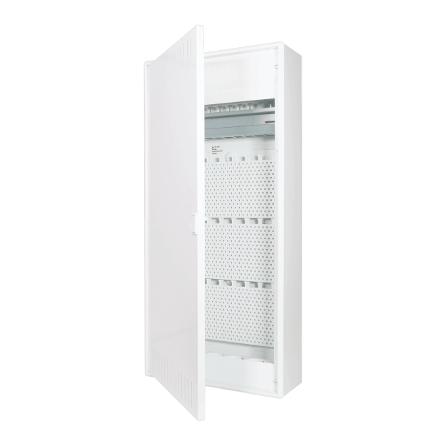 F-Tronic 7220216 AP Kommunikationsverteiler 4r VISION48K mit 3-fach Steckdose VISION48K