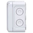 F-Tronic 7340190 FR-Abzweigkasten 85x85x54mm Durchstoßmembran IP66 PS grau NFK08gr
