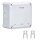 F-Tronic 7340190 FR-Abzweigkasten 85x85x54mm Durchstoßmembran IP66 PS grau NFK08gr