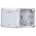 F-Tronic 7340190 FR-Abzweigkasten 85x85x54mm Durchstoßmembran IP66 PS grau NFK08gr