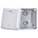F-Tronic 7340191 FR-Abzweigkasten 110x110x67mm Ausbrechöffnungen IP66 PS grau NFK11gr