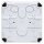 F-Tronic 7340191 FR-Abzweigkasten 110x110x67mm Ausbrechöffnungen IP66 PS grau NFK11gr NFK11gr