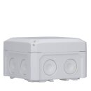F-Tronic 7340198 FR-Abzweigkasten 85x85x54mm Durchstoßmembran IP66 PS weiß NFK08ws