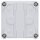 F-Tronic 7340198 FR-Abzweigkasten 85x85x54mm Durchstoßmembran IP66 PS weiß NFK08ws