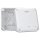 F-Tronic 7340199 FR-Abzweigkasten 110x110x67mm Ausbrechöffnungen IP66 PS weiß NFK11ws