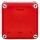 F-Tronic 7340210 FR-Abzweigkasten 85x85x54mm Durchstoßmembran IP66 PS grau/rot Sicherheitsbeleucht. NFK08SB