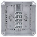 F-Tronic 7340233 FR-Abzweigkasten 180x180x93mm HLAK 5-pol. 25qmm Hutsch. PS IP66 grau NFK18gr-HLAK5p25