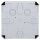 F-Tronic 7340233 FR-Abzweigkasten 180x180x93mm HLAK 5-pol. 25qmm Hutsch. PS IP66 grau NFK18gr-HLAK5p25