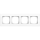 Gira 0214403 Abdeckrahmen 4-fach Gira Esprit Aluminium...