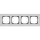 Gira 0214405 Abdeckrahmen 4-fach Gira Esprit Aluminium Grau matt (lackiert)