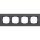 Gira 0214408 Abdeckrahmen 4-fach Gira Esprit Aluminium Anthrazit (lackiert)