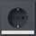 Gira 446267 SCHUKO-Steckdose Beschriftungsfeld + mit Shutter (IP20) Gira TX_44 Anthrazit