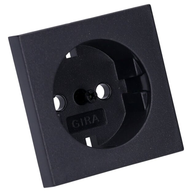 Gira 492028 Abdeckung für SCHUKO-Steckdose System 55 Anthrazit