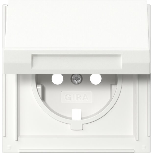 Gira 492266 Abdeckung für SCHUKO-Steckdose mit Klappdeckel Gira TX_44 Reinweiß