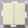Gira 517801 RF Wandsender 2-fach KNX System 55 Cremeweiß