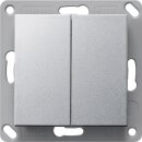 Gira 517826 RF Wandsender 2-fach KNX System 55 Farbe Alu