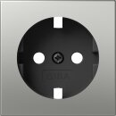 Gira 4920600 Abdeckung SCHUKO-Steckdose System 55 Edelstahl
