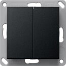Gira 5178005 RF Wandsender 2-fach KNX System 55 Schwarz matt