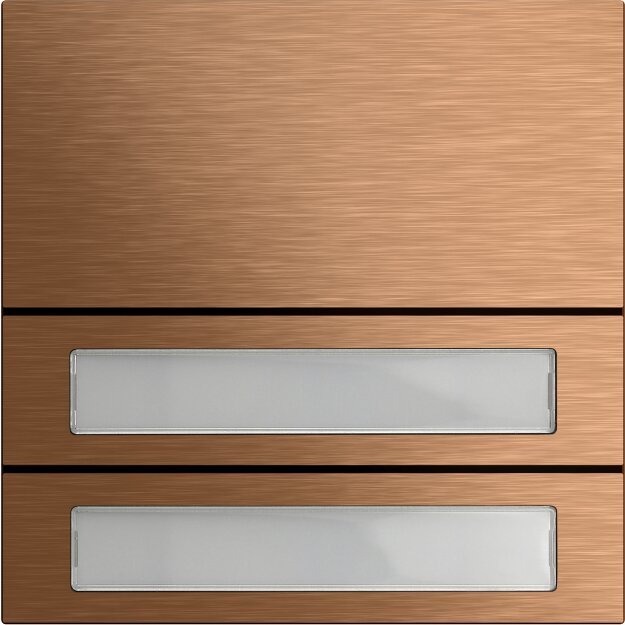 Gira 5532921 Ruftastenmodul 2-fach System 106 Bronze