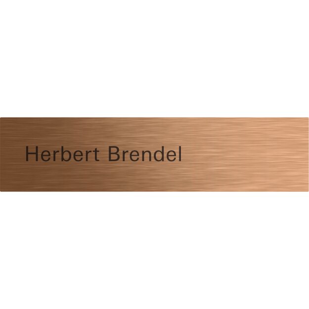 Gira 5549921 Ruftaste beschreibbar System 106 Bronze