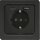 Eltako 30055900 Schutzkontakt-Steckdose Anthrazit matt E-Design55 DSS55E+USBA+C-am