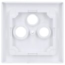 Eltako 30055840 TV/RF/SAT-Abdeckung für E-Design55-Rahmen Reinweiß glänzend TV55E/3-wg
